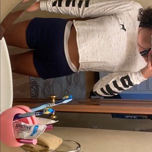 Cropped pink long sleeve